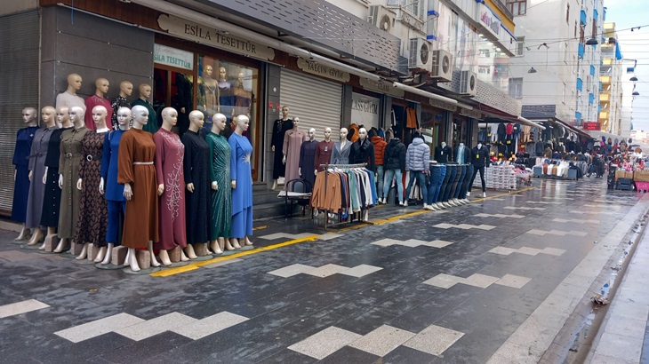 Güneş çıktı ürünler sergilendi