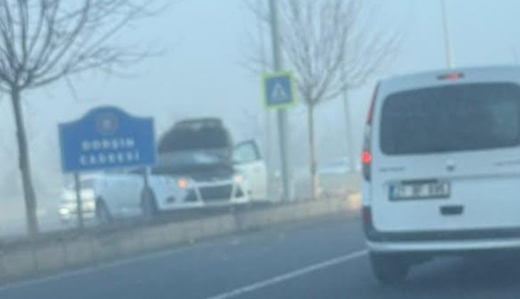 Yoğun Sis Kayapınar’da Kazaya Yol Açtı