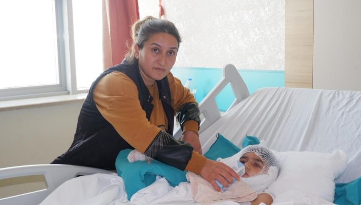 Yanan Nahçıvanlı çocuk Erzurum’da tedavi ediliyor