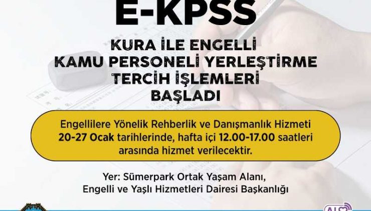 Diyarbakır’da engellilere ücretsiz tercih danışmanlığı desteği