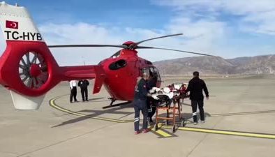 Şırnak’ta 5 aylık bebek için ambulans helikopter seferber oldu