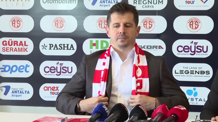 Antalyaspor’da Emre Belözoğlu dönemi başladı