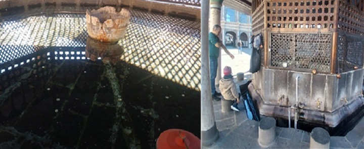 Tarihi Ulu Cami’deki Çeşme Havuzu, Dilek Kutusuna Döndü