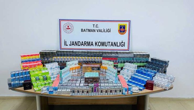 Batman’da 5 bin 105 paket bandrolsüz sigara ele geçirildi