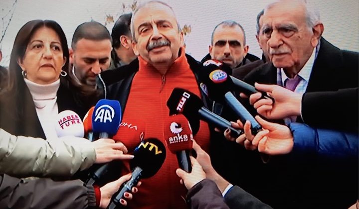 DEM Parti heyeti, Demirtaş’ı ziyaret etti