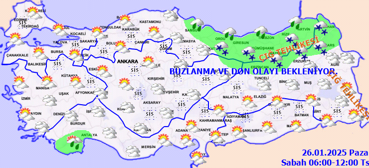 Diyarbakır ve ilçelerinde parçalı bulutlu ve puslu hava bekleniyor