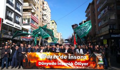 Diyarbakır’da İsrail’in Gazze saldırıları protesto edildi