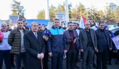 Diyarbakır’da işten çıkarılan işçilerin eylemi sürüyor