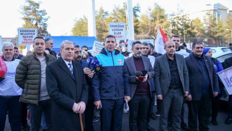 Diyarbakır’da işten çıkarılan işçilerin eylemi sürüyor