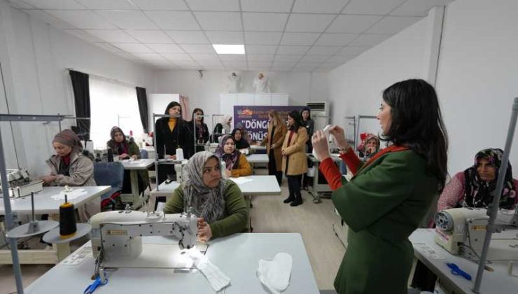 Diyarbakır’da kadınlar için yıkanabilir ped atölyesi açıldı