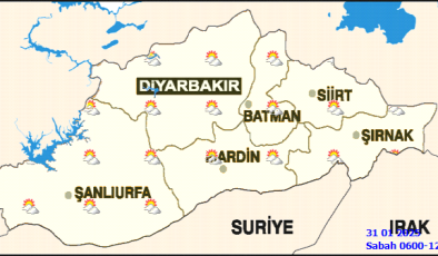 Diyarbakır’da puslu ve sisli bir gün bekleniyor