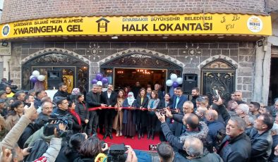Diyarbakır’da üçüncü halk lokantası Sur ilçesinde hizmete açıldı