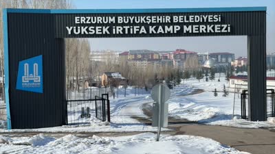 Erzurum, yüksek irtifasıyla sporcuların güç depolama merkezi oldu