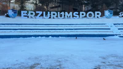 Erzurum’da dondurucu soğuklar görsel bir şölen sundu