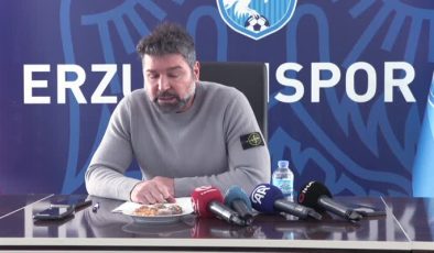 Erzurumspor FK Teknik Direktörü Kutlu, ligin ilk yarısını değerlendirdi