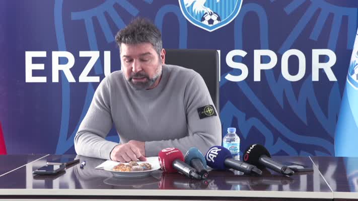Erzurumspor FK Teknik Direktörü Kutlu, ligin ilk yarısını değerlendirdi