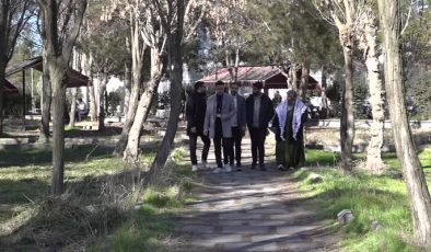Diyarbakır’da Filistinli öğrencilerden ateşkese destek