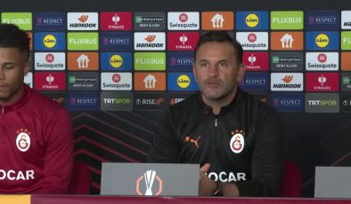 Galatasaray Teknik Direktörü Okan Buruk, Dinamo Kiev maçı öncesi konuştu