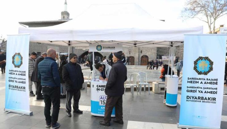 Halkla İlişkiler stantları Sur’dan başladı: Talepler ve öneriler alınıyor