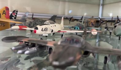 Uçak hayranlığıyla başlayan hobi 219 maketlik koleksiyona dönüştü