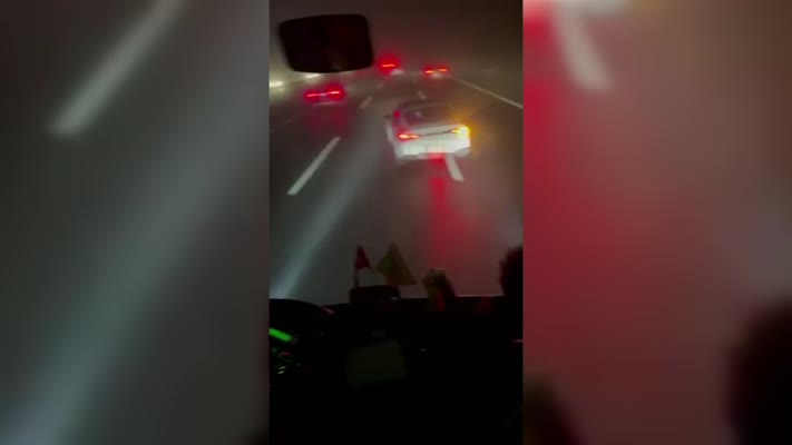 Yolcu otobüsünü taciz eden sürücülere 24 bin lira ceza