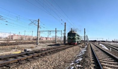 Korgas Sınır Kapısı’ndan geçen tren sayısında artış