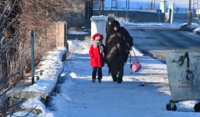 Kar yerini ayaza bıraktı, Kars buz tuttu
