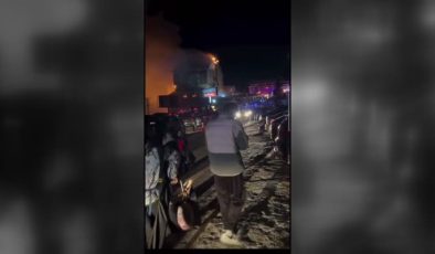 Kartalkaya’da otel yangını: İlk müdahale anları görüntülendi