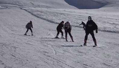 Hakkari’de kayak tutkunları Merga Bütan’da buluştu