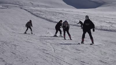 Hakkari’de kayak tutkunları Merga Bütan’da buluştu