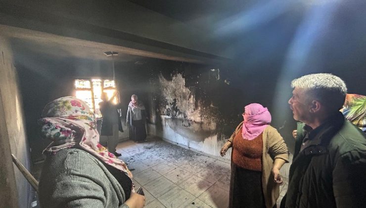 Kulp’ta korkutan yangın