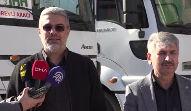 Malatya’dan Suriye’ye 2 tır un gönderildi