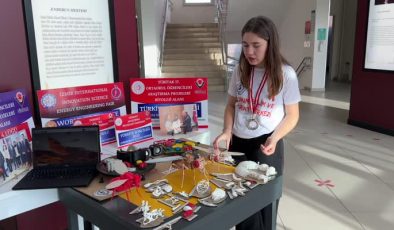 Öğrenciler görme engelli öğrenciler için 3 boyutlu eğitim materyali tasarladı