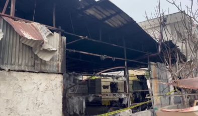 Oto yıkamacıda çıkan yangında 1 kişi öldü