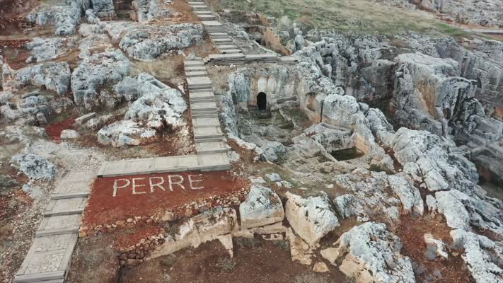 Perre Antik Kenti’nde üzüm işliği yeniden canlandırılıyor