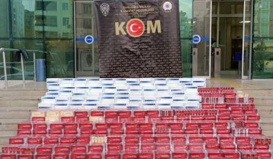Şanlıurfa’da 10 bin 500 paket kaçak sigara ele geçirildi