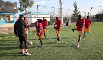 Şanlıurfa’nın engelli futbol takımı Türkiye Kupası için iddialı