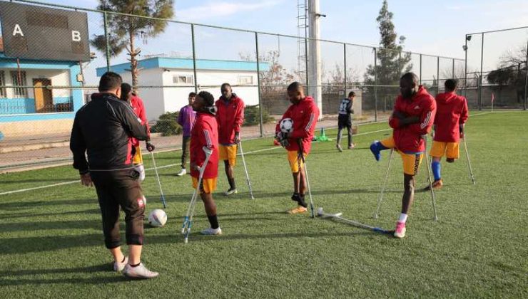 Şanlıurfa’nın engelli futbol takımı Türkiye Kupası için iddialı