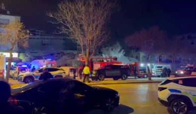 Konya’da üç katlı binada göçük, Ekipler seferber oldu