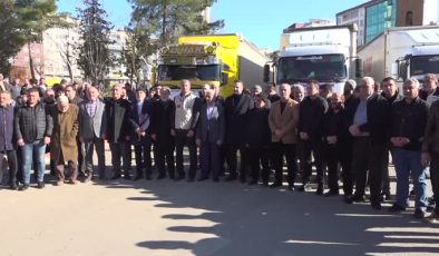 Siirt’ten Suriye’ye 3 tır yardım gönderildi