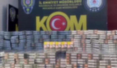 Tırda 5 bin 50 paket kaçak sigara ele geçirildi
