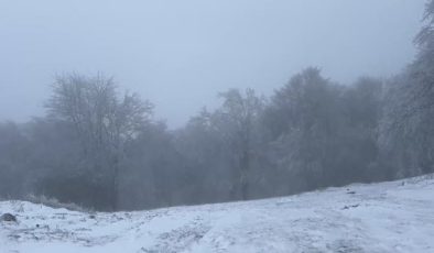 Trakya’nın yükseklerinde kar etkisini sürdürüyor