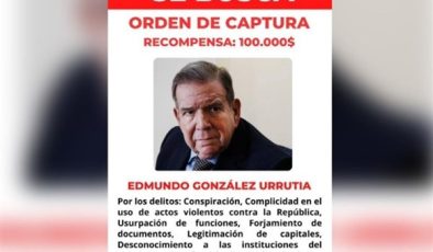 Venezuela, muhalif liderin yakalanması için 100 bin dolar ödül koydu