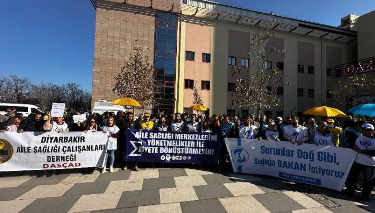 Diyarbakır’da sağlık çalışanları:Sesimizi duyan var mı?