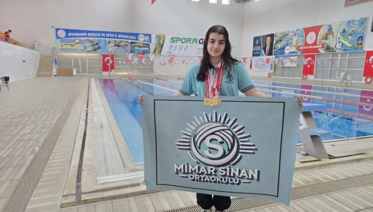 Mimar Sinan Ortaokulu’nun ‘Altın Kızı’: Eda Eker