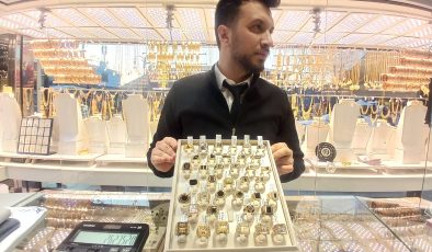 Diyarbakır’da taşlı altın yüzüklere ilgi artıyor