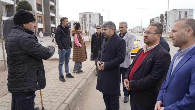 HÜDA PAR Milletvekili Dinç, TOKİ mağduru vatandaşları ziyaret etti