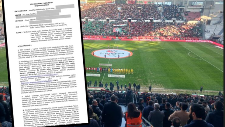 Amedspor’dan Ümit Özdağ’a Suç Duyurusu