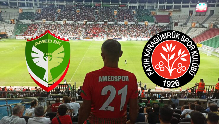 Amedspor ile Fatih Karagümrük Karşı Karşıya