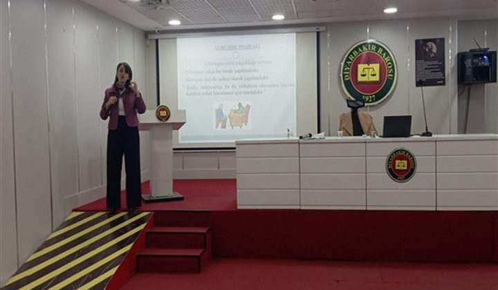 Diyarbakır Barosu Kadın Hakları Merkezi, ‘Adli Yardım Eğitim Programı’ düzenledi